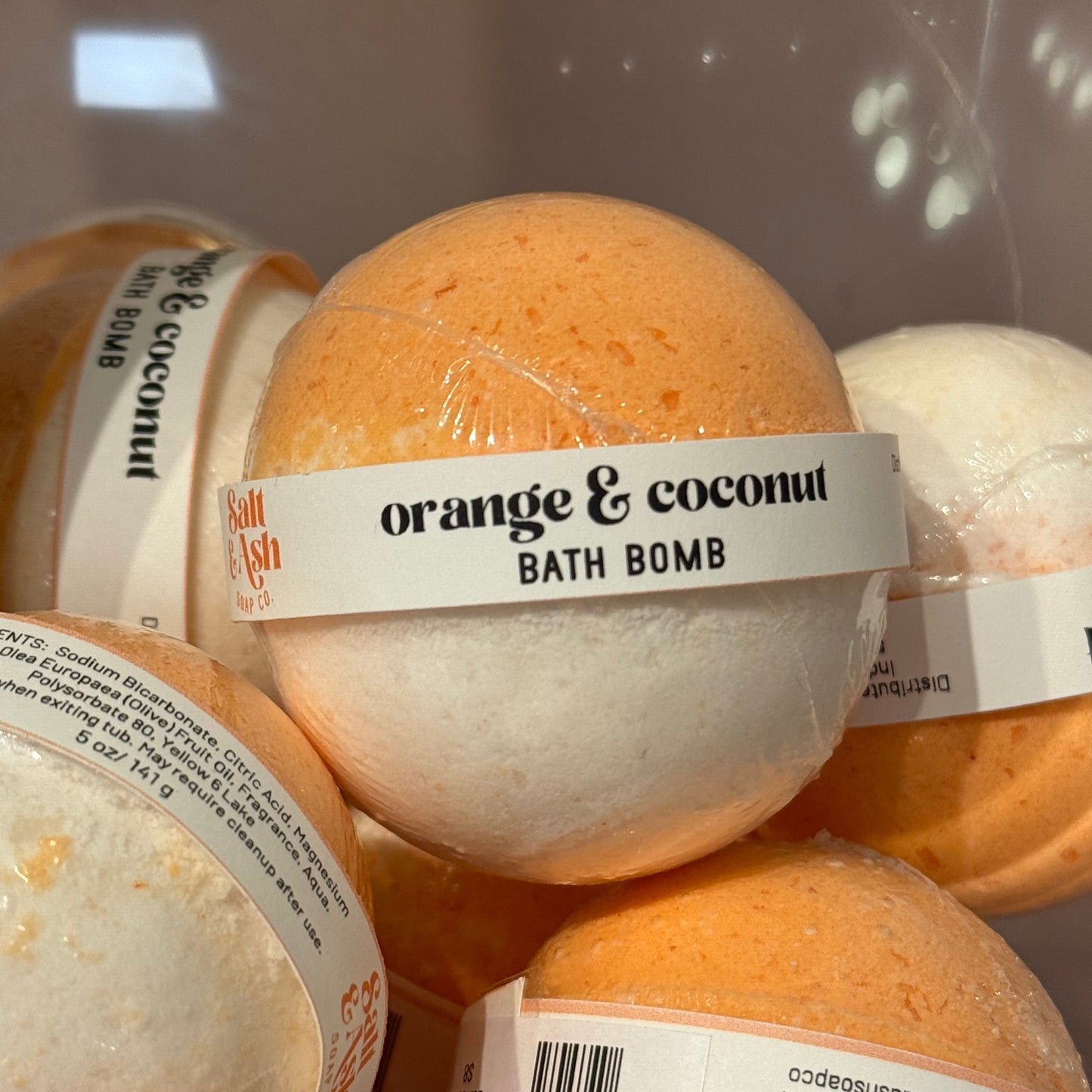 Orange & Coconut Bath Bomb