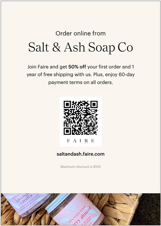 Salt & Ash Soap Co Wholesale