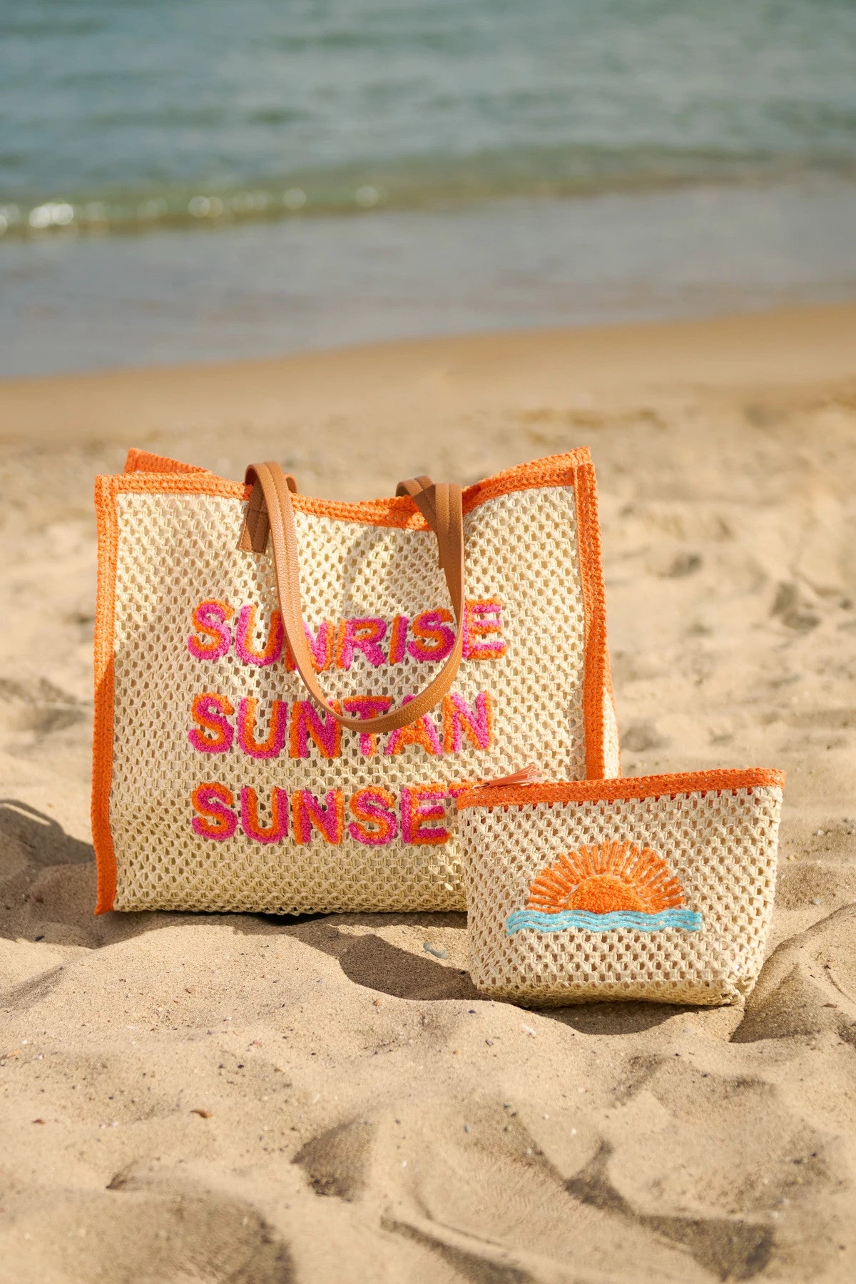Sunrise Suntan Sunset Natural Tote