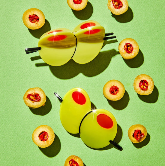 Skewered Olives Hair Claw Clip