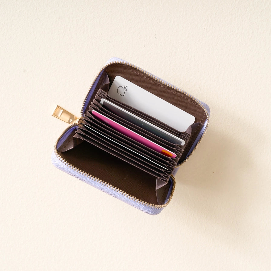 Zip Around Wallet - Navy Check