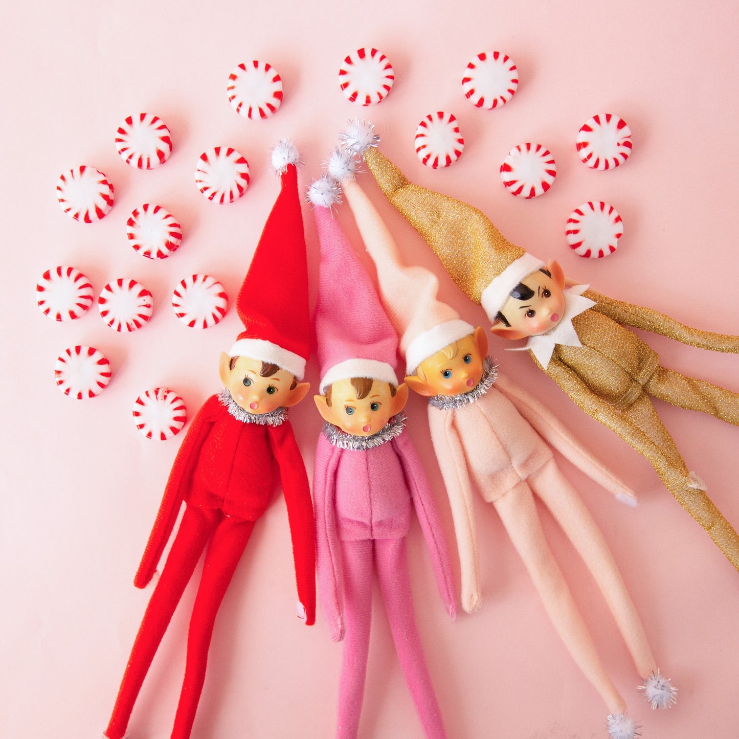 Elf Ornament - Red - Festive Frankie