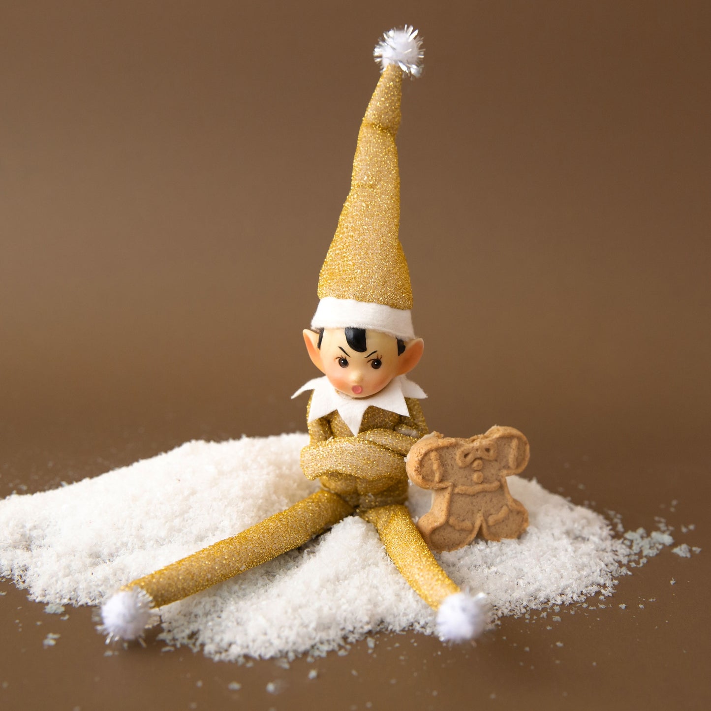 Elf Ornament - Yellow - Tinsel Todd