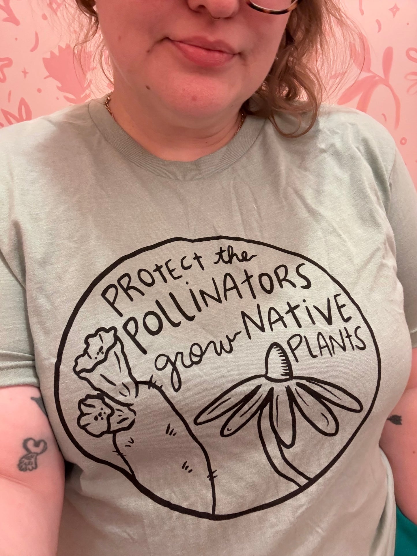 Native Plants T-Shirt Protect The Pollinators