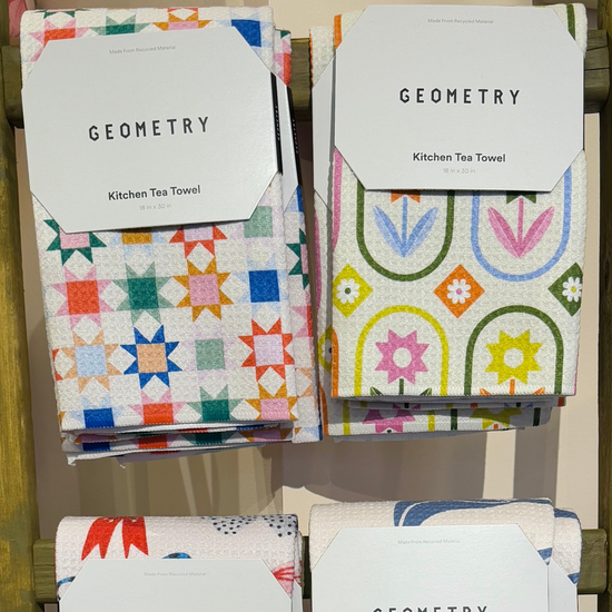 Patchwork Picnic Tea Towel