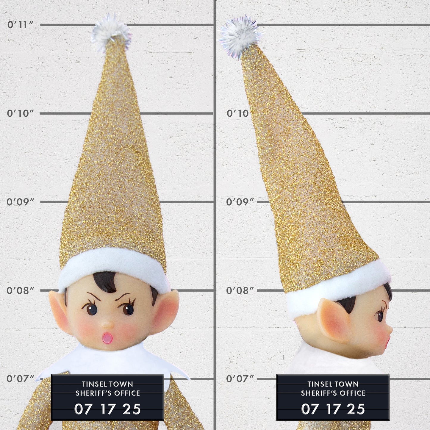 Elf Ornament - Yellow - Tinsel Todd