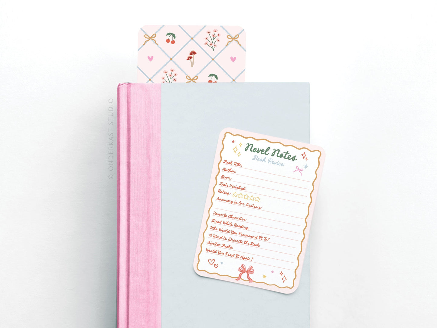 Coquette Novel Notes Book Review Card - Set of 8