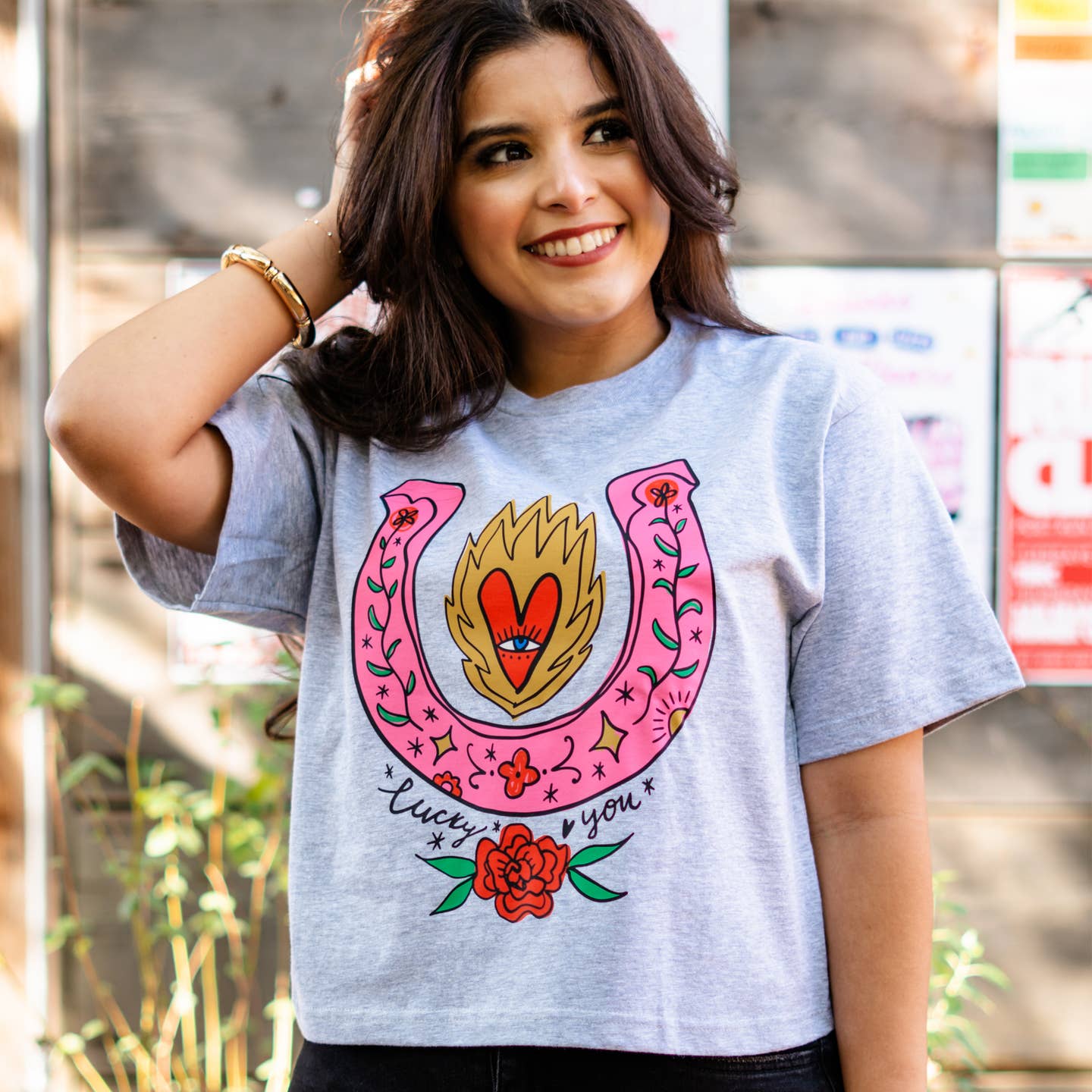 Western Crop Graphic Tee T-Shirt