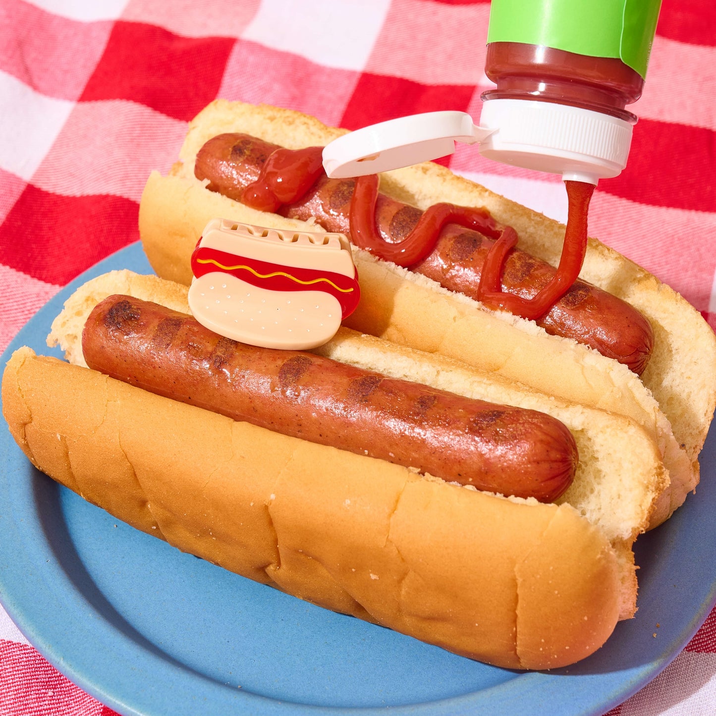 Mini Hot Dog Claw Clip