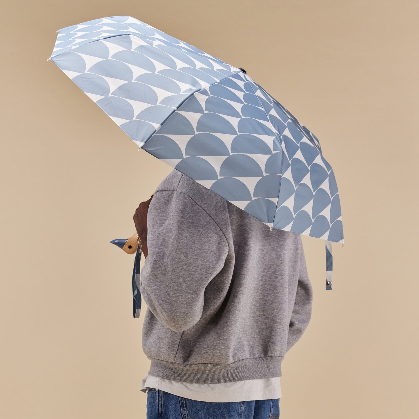 Denim Moon Pattern Eco-Friendly Duckhead Umbrella