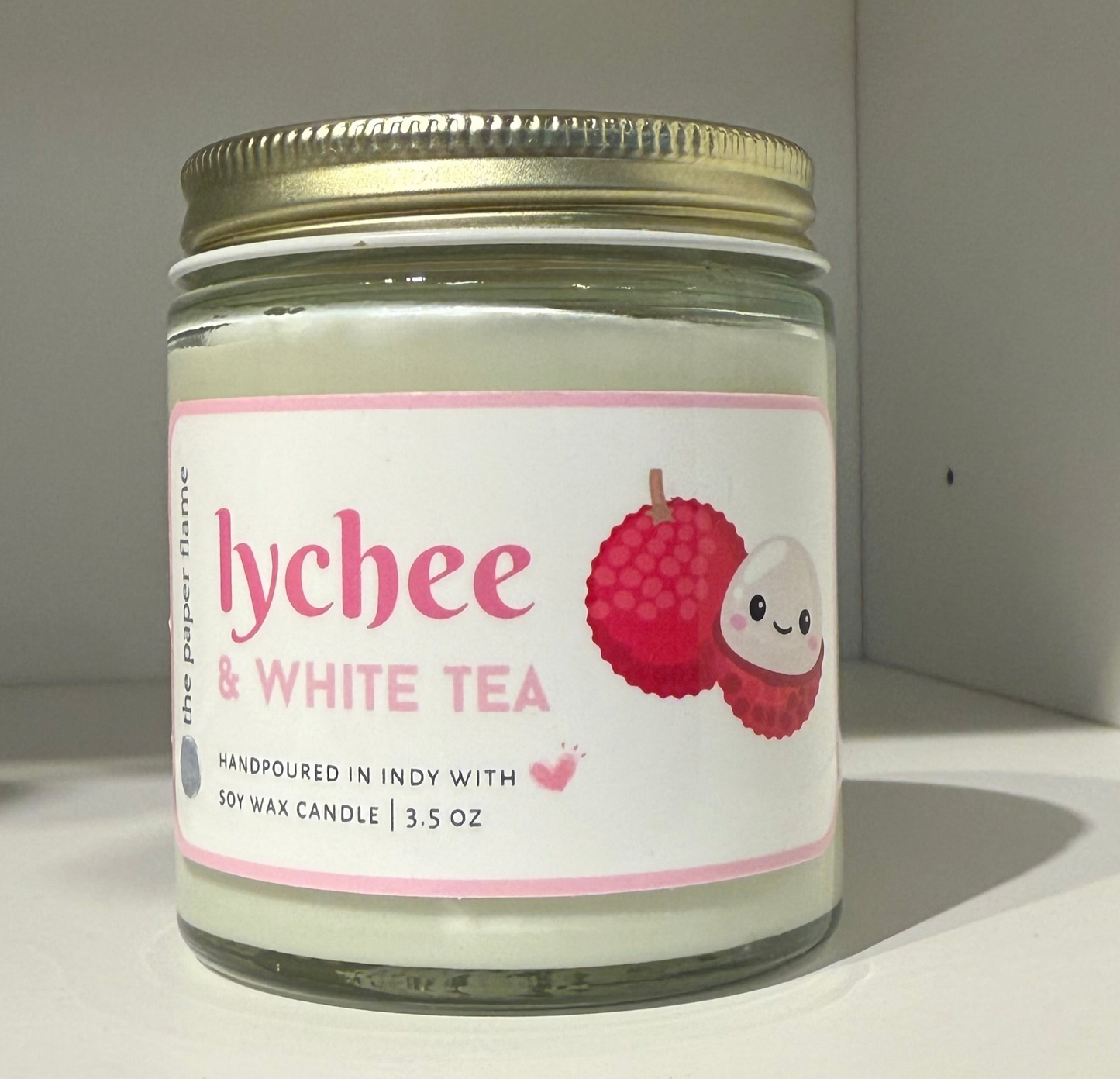 Lychee + White Tea Soy Wax Candle