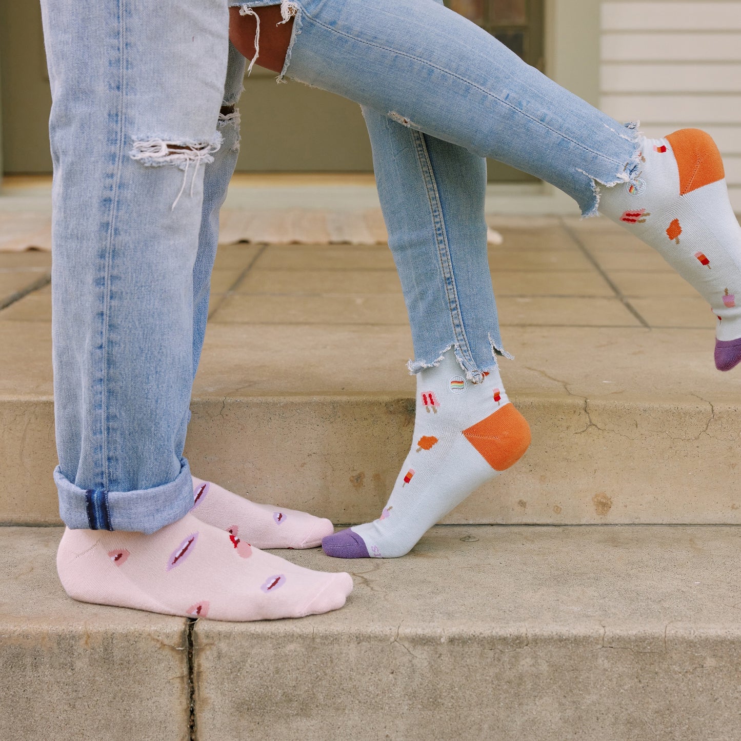 Socks that Save LGBTQ Lives (Pink Lips)