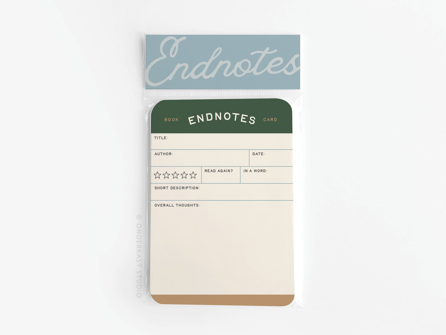 Endnotes Book Review Cards - Set of 8