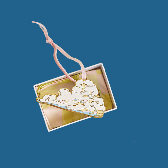 Cloud Enamel Christmas Ornament
