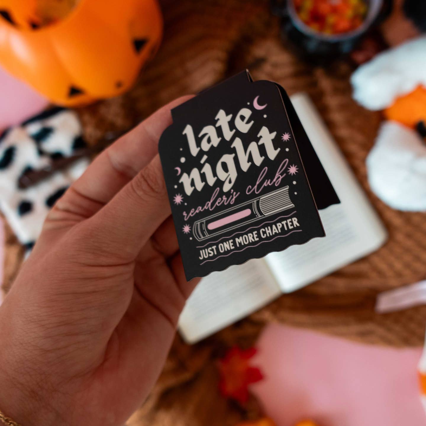 Late Night Readers Magnetic Bookmark