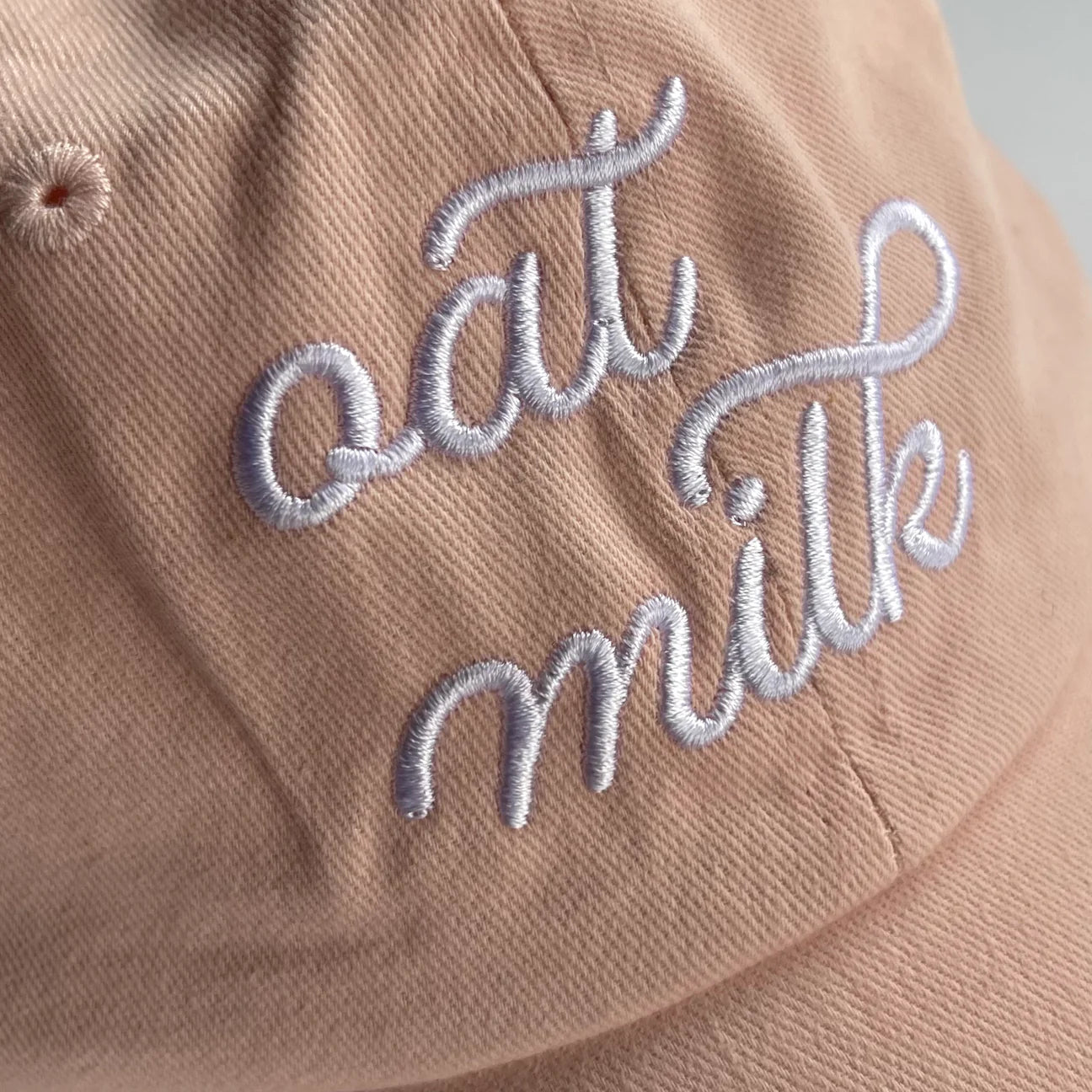 Oat Milk Foodie Baseball Cap Dad Hat