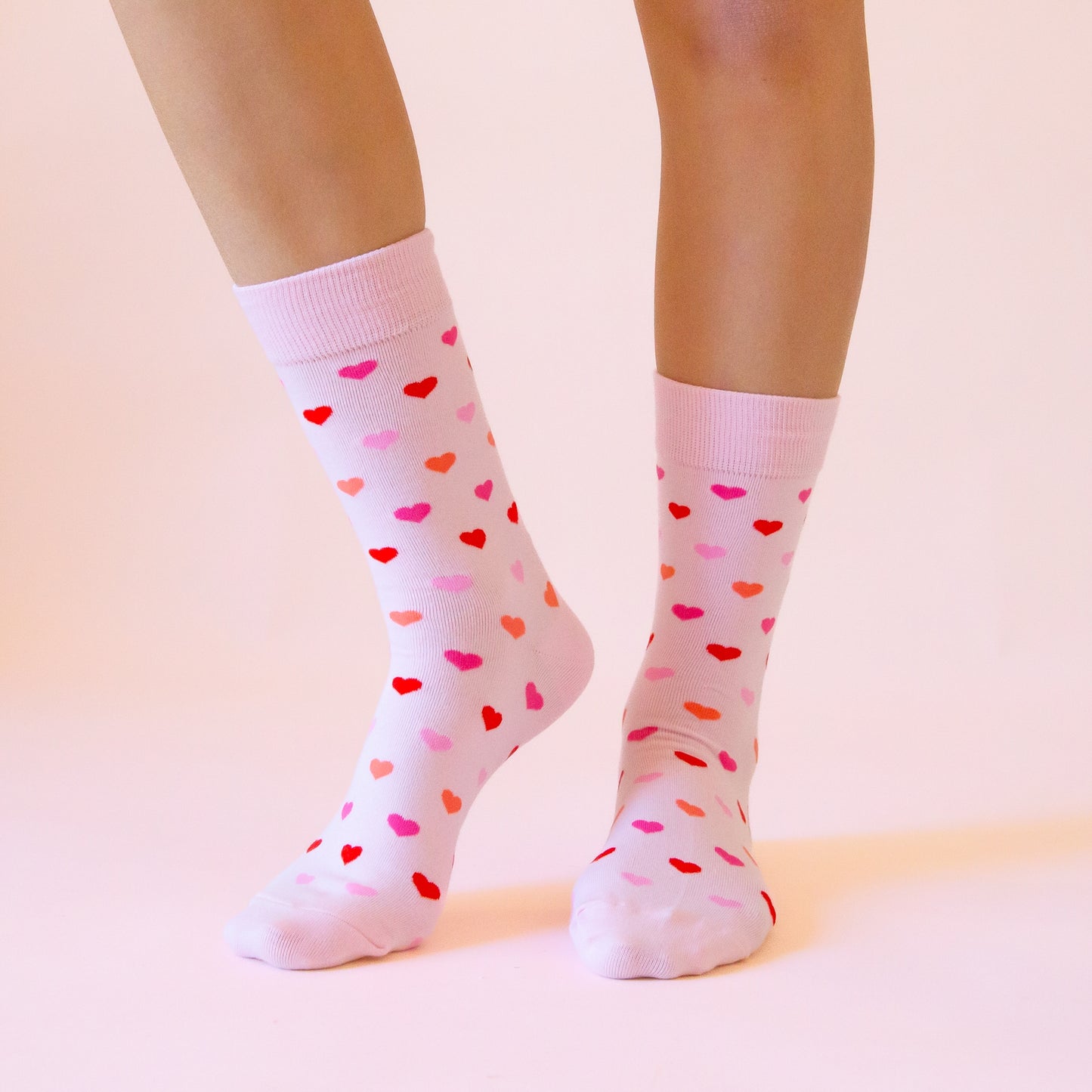 Heart Crew Socks Valentines Day