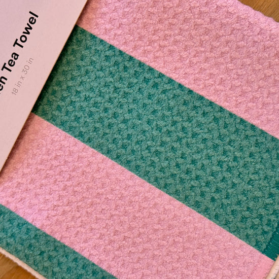 Stacked Stripes Tea Towel