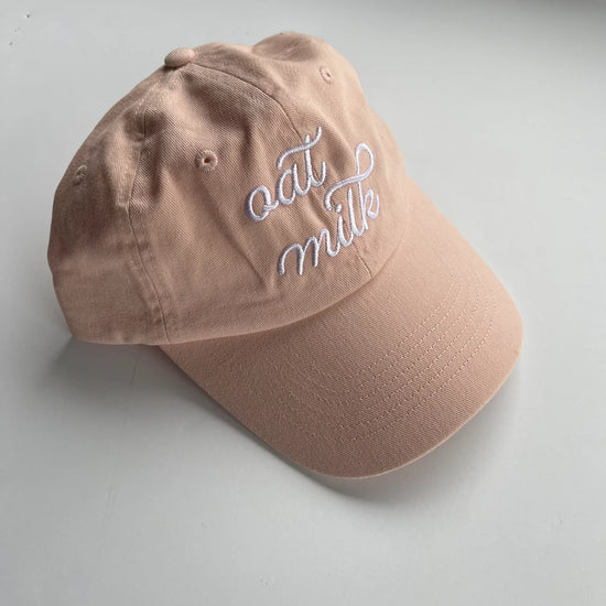 Oat Milk Foodie Baseball Cap Dad Hat