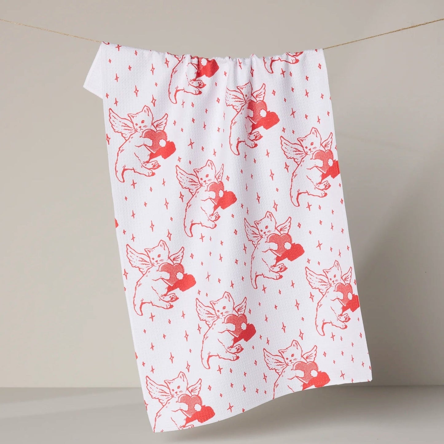 Best Interest Tea Towel Cat Valentine