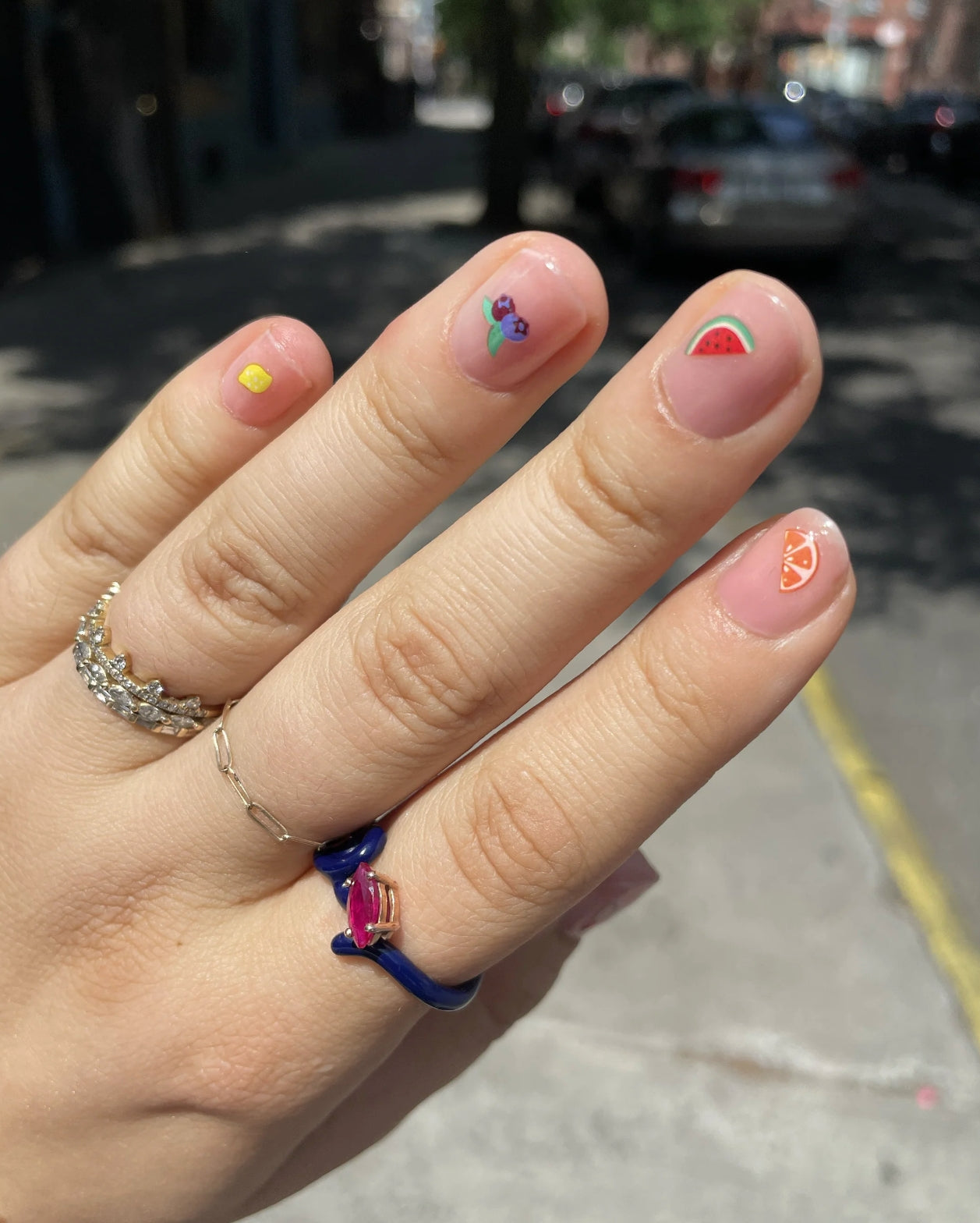 Nail Art Stickers - Fruit Salad