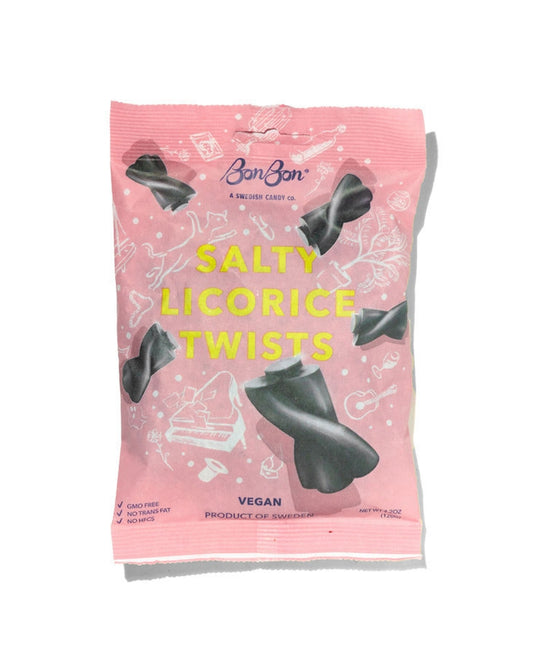 Salty Licorice Twists - Swedish Candy