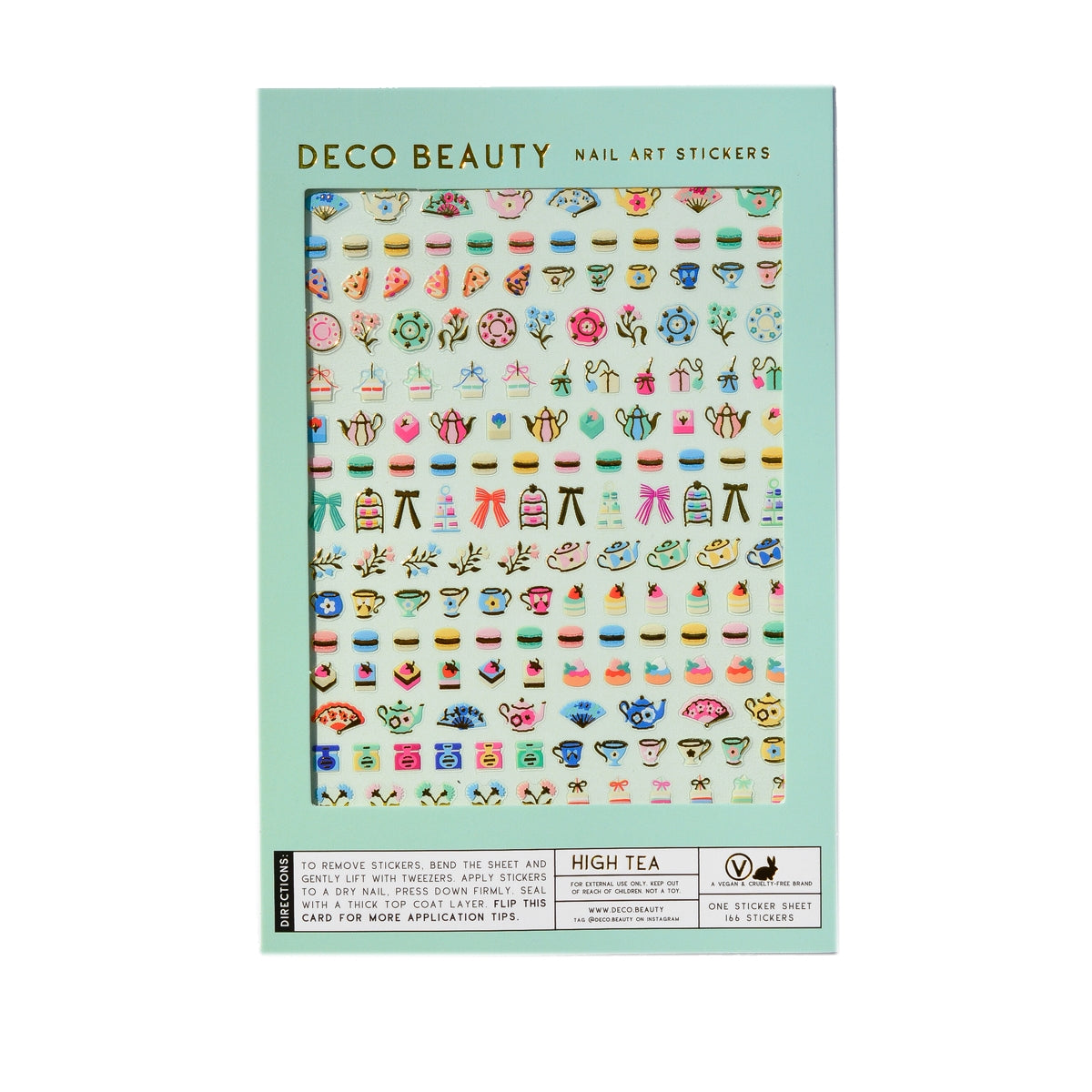 Nail Art Stickers - High Tea