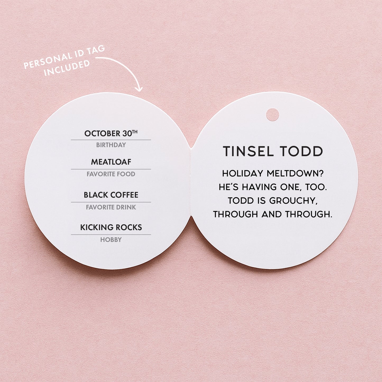 Elf Ornament - Yellow - Tinsel Todd