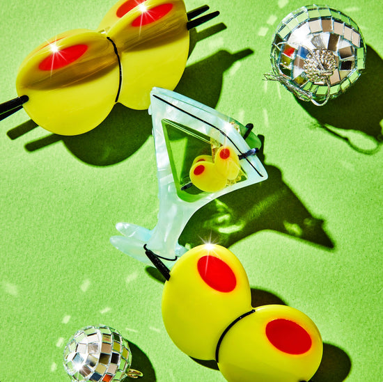 Skewered Olives Hair Claw Clip