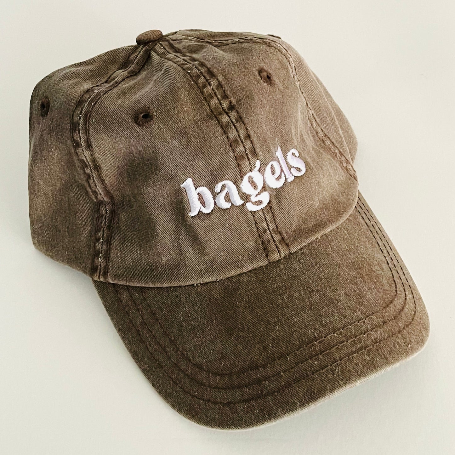 Bagels Pigment Dyed Dad Hat
