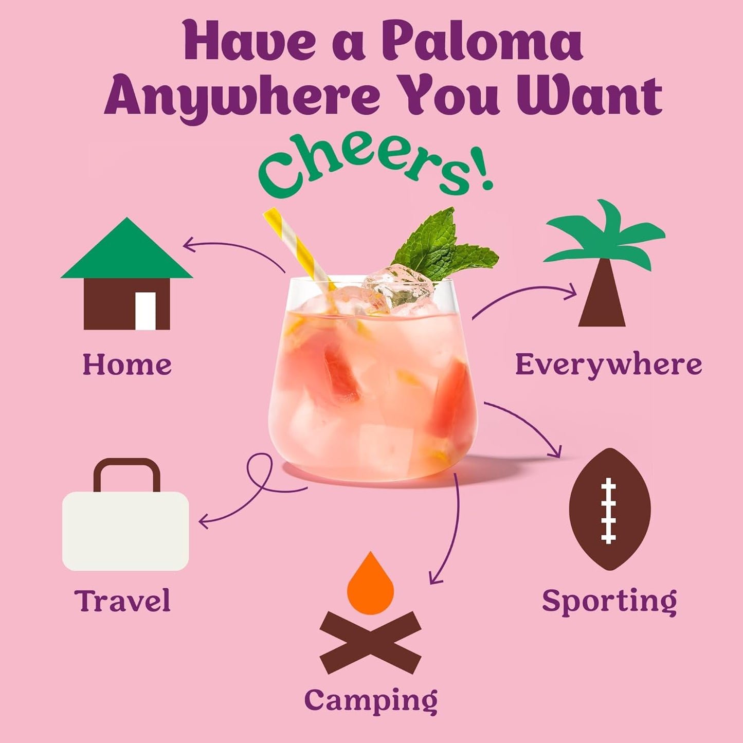 Passionfruit Paloma Cocktail / Mocktail Mixer - Individual Packet