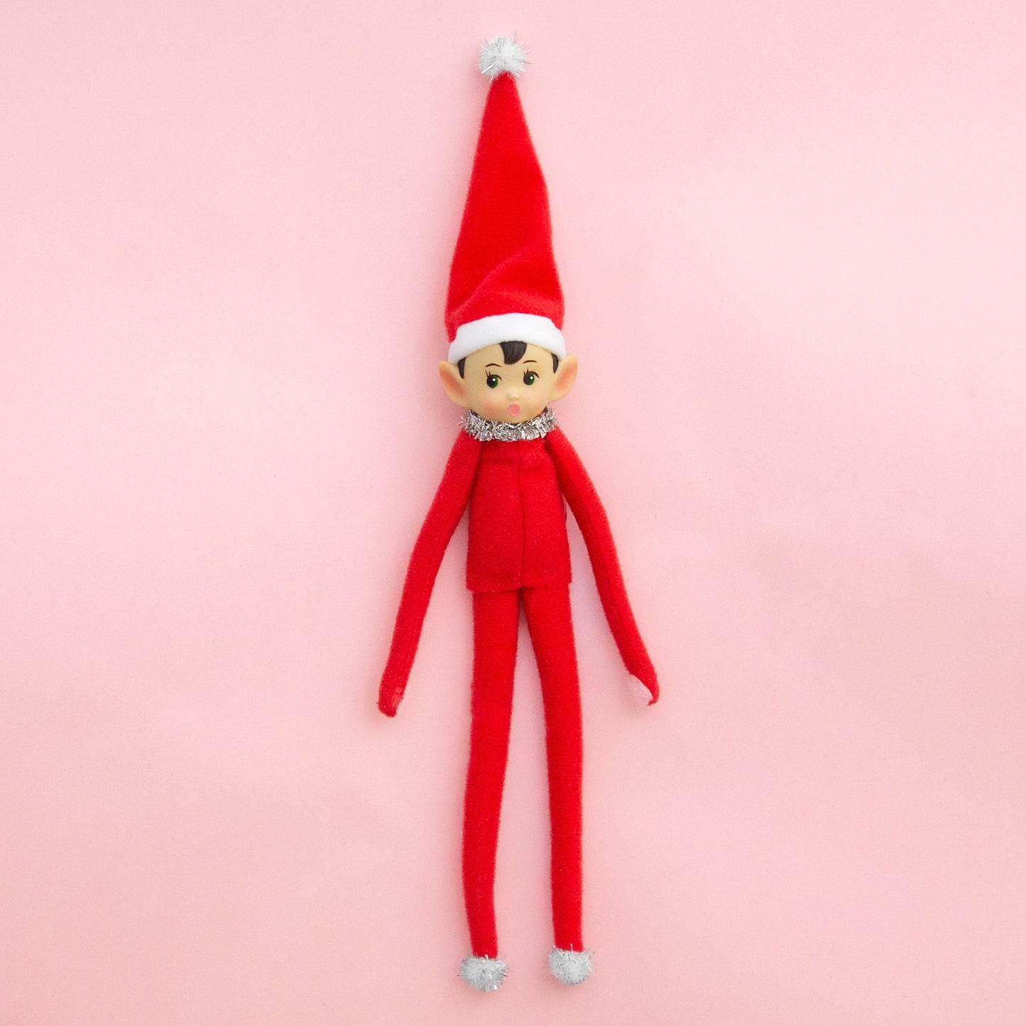 Elf Ornament - Red - Festive Frankie