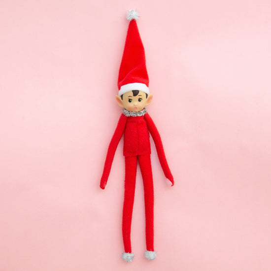 Elf Ornament - Red - Festive Frankie