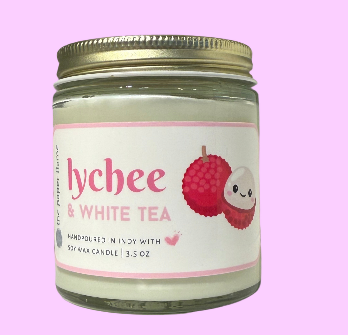 Lychee + White Tea Soy Wax Candle