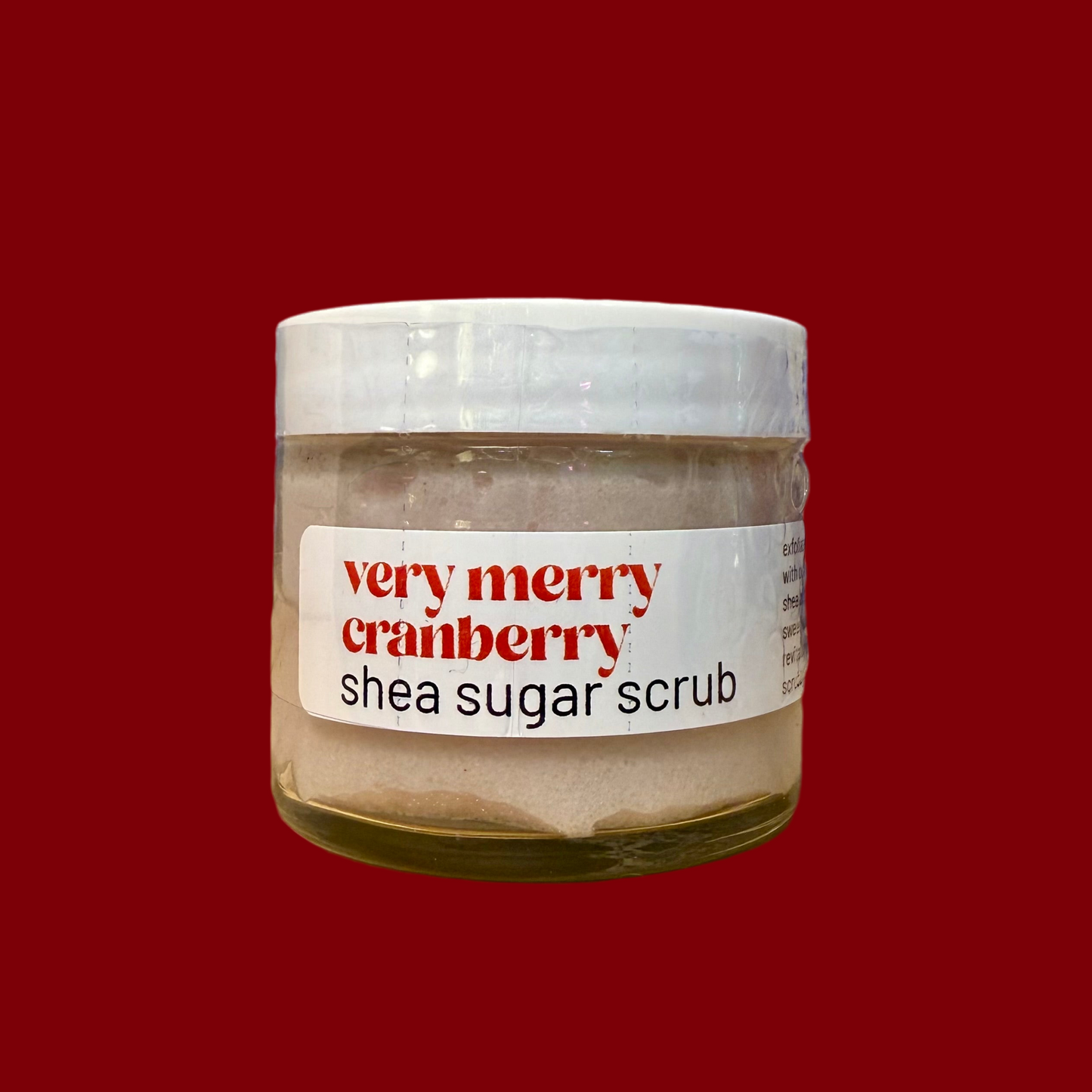 Very Merry Cranberry Sugar Scrub