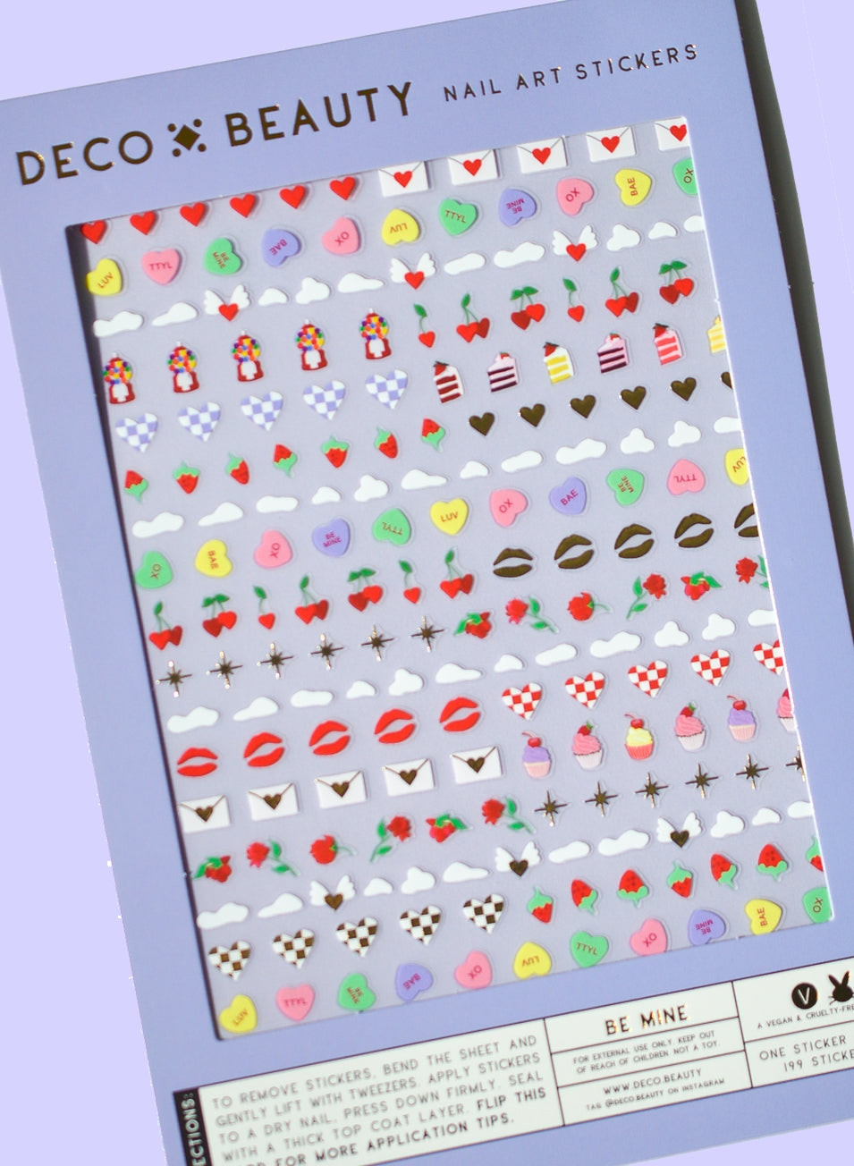 Nail Art Stickers - Be Mine