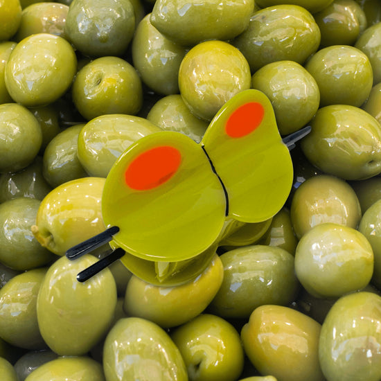 Skewered Olives Hair Claw Clip