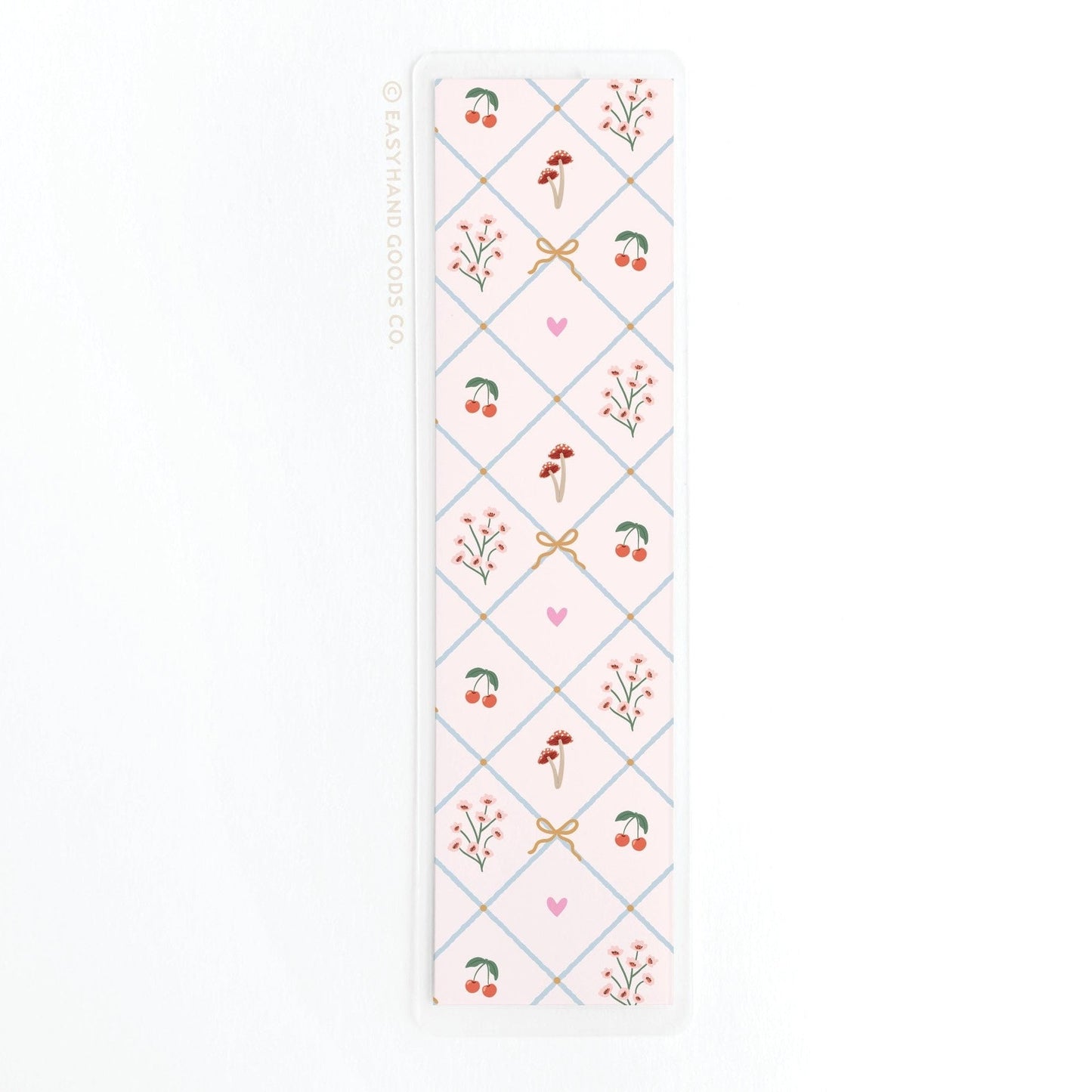 Coquette Pattern Laminated Bookmark