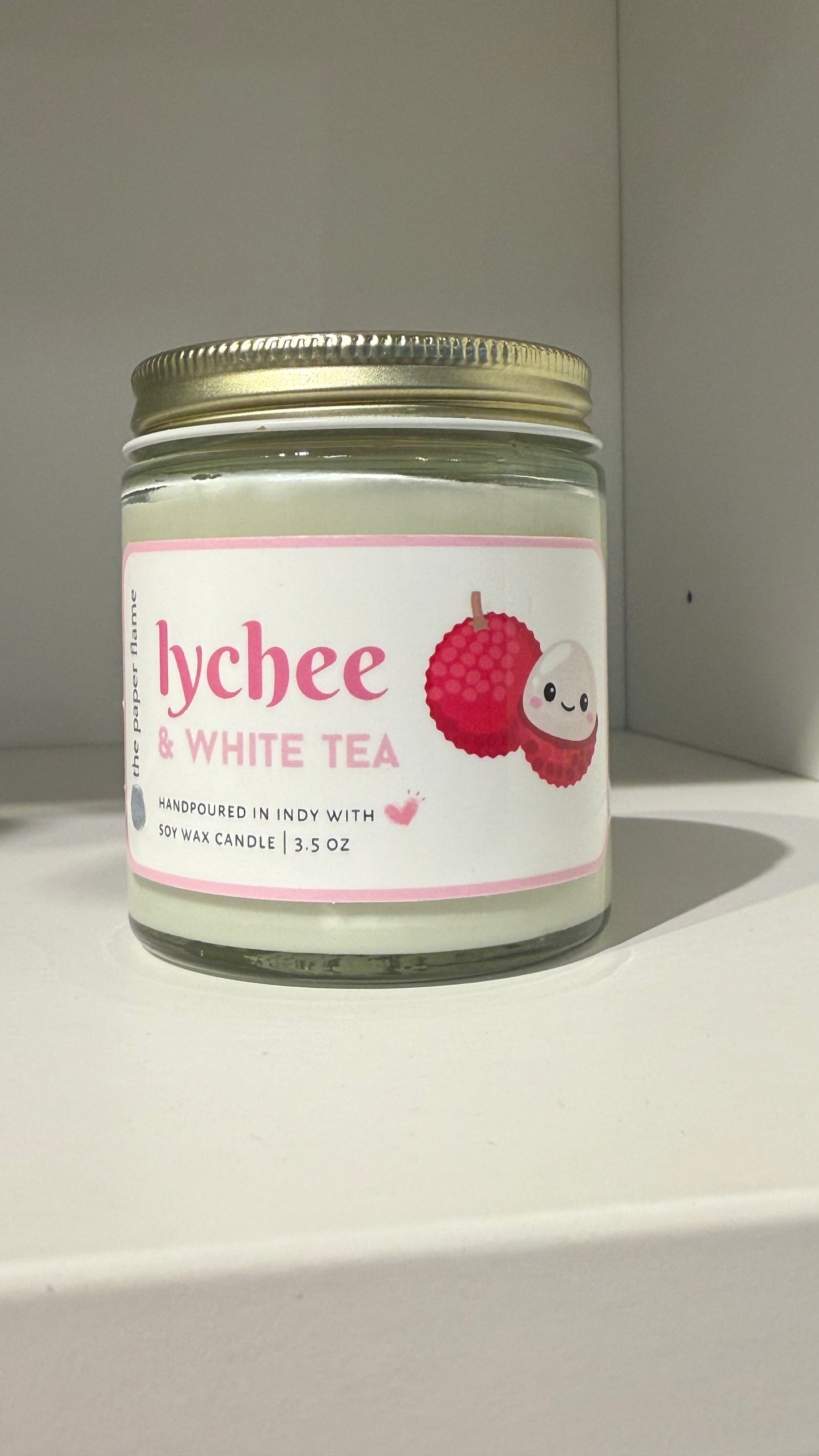Lychee + White Tea Soy Wax Candle