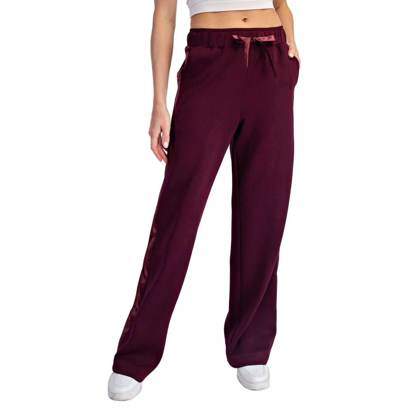 Luxe Satin Straight Lounge Pant