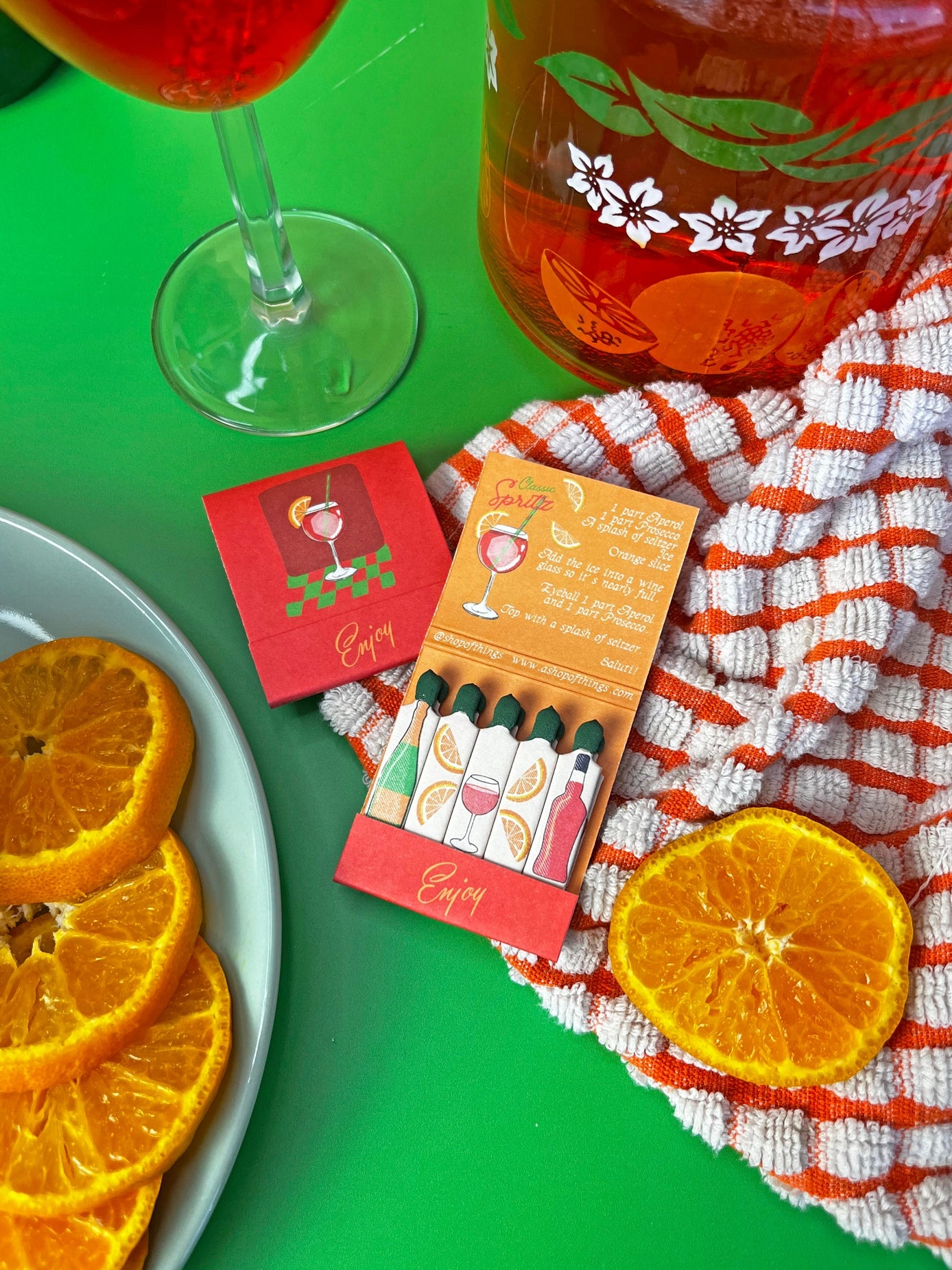 Aperol Spritz Matches Matchbook