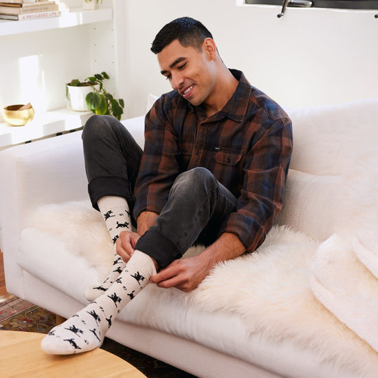 Socks That Save Cats - Beige Socks