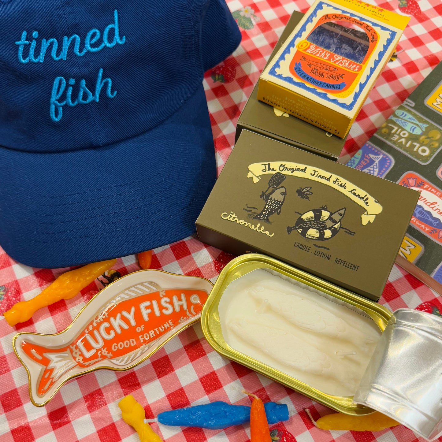 Wishy Fishies - Sardine Celebratory Candles
