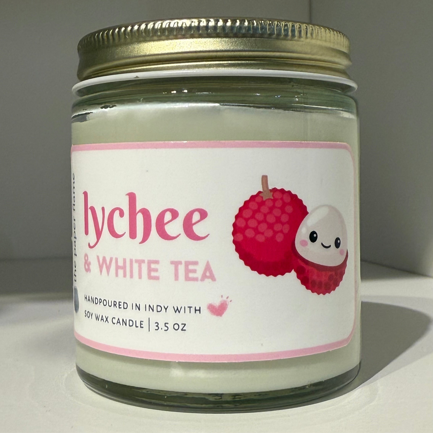 Lychee + White Tea Soy Wax Candle