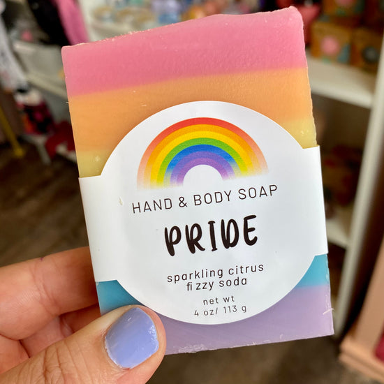 Citrus Rainbow PRIDE Soap - Giveback Bar
