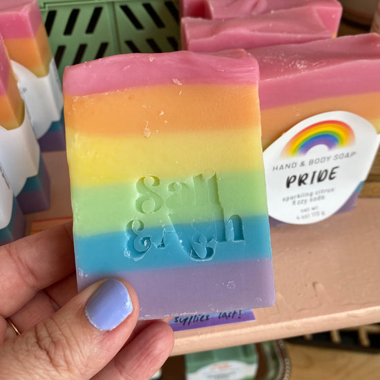 LGBT+ PRIDE Citrus Rainbow Soap - Giveback Bar