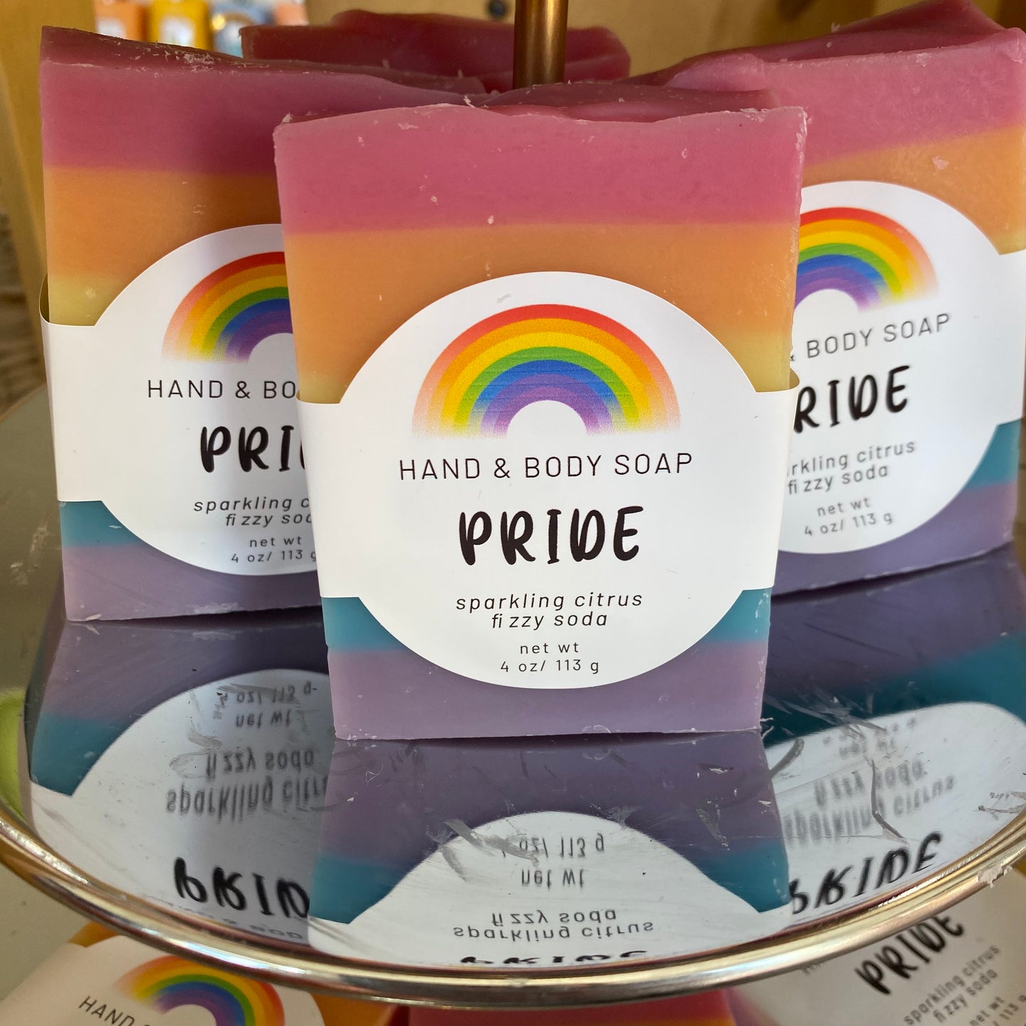 LGBT+ PRIDE Citrus Rainbow Soap - Giveback Bar