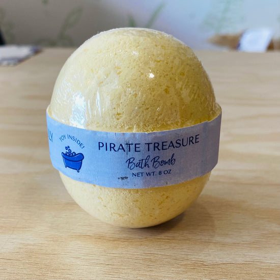 Pirate Treasure Toy Bath Bomb - Honey, Toffee & Warm Musk