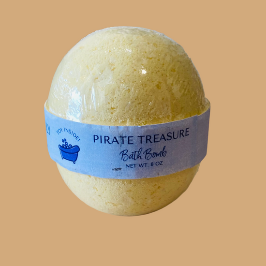 Pirate Treasure Toy Bath Bomb - Honey, Toffee & Warm Musk