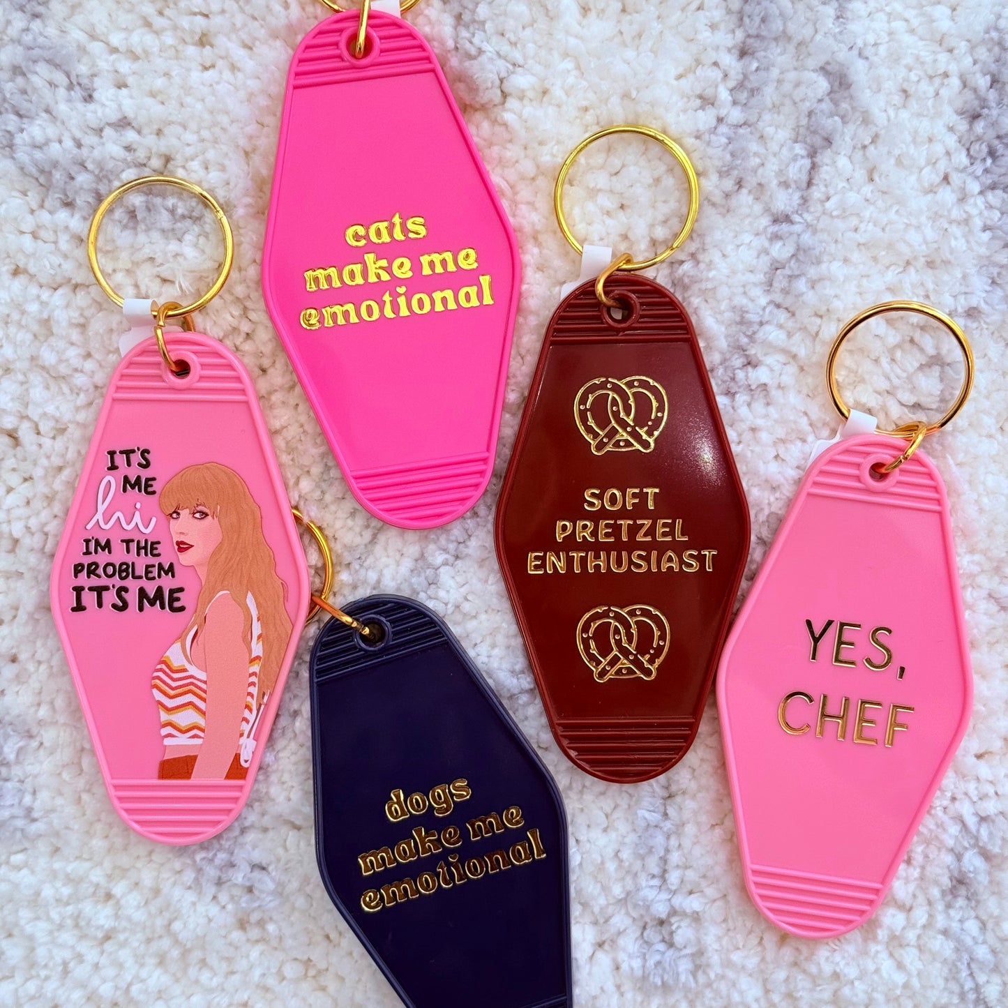 Yes Chef Motel Keychain